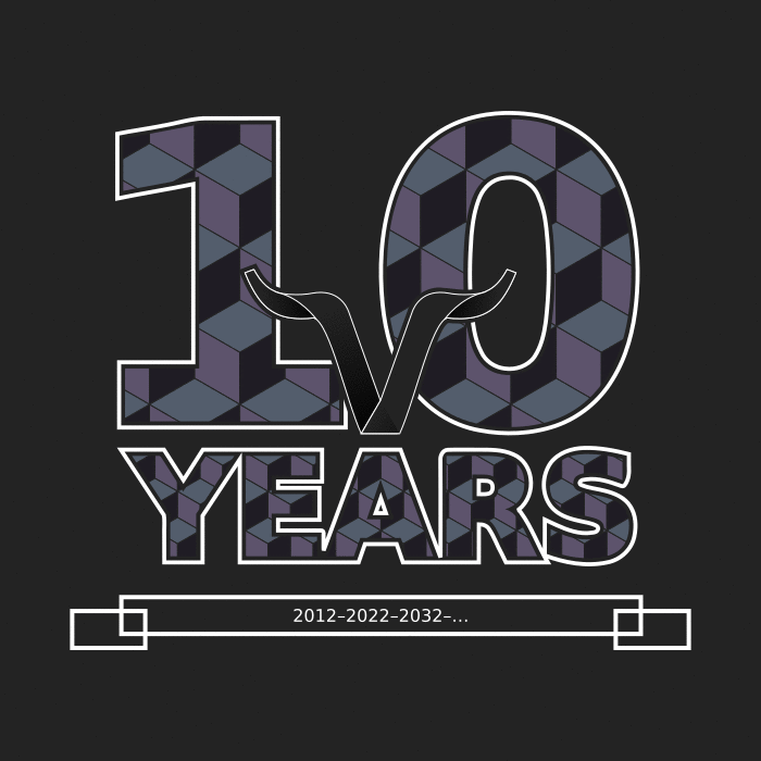 Logo 10 ans de Guix