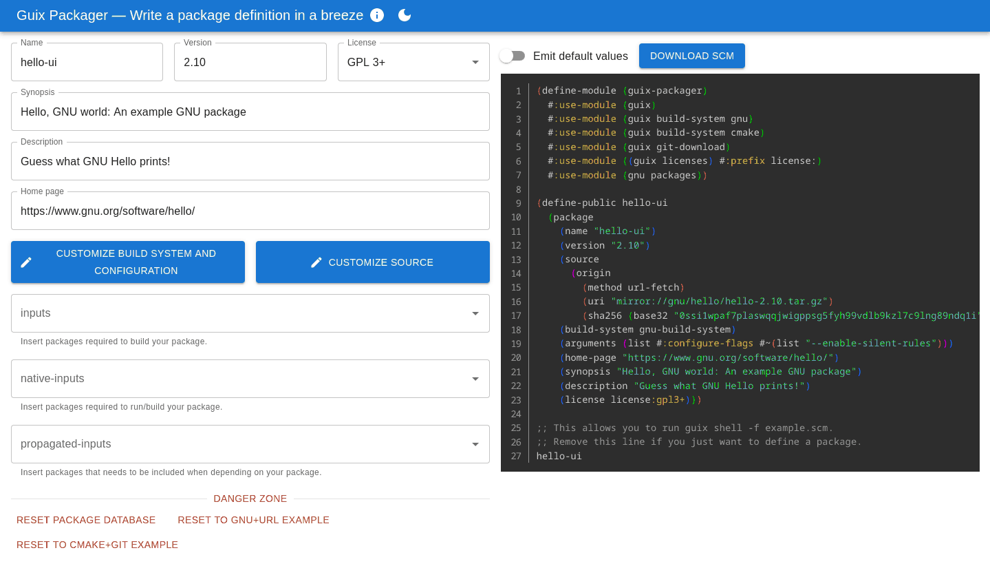 GNU Guix: Write package definitions in a breeze